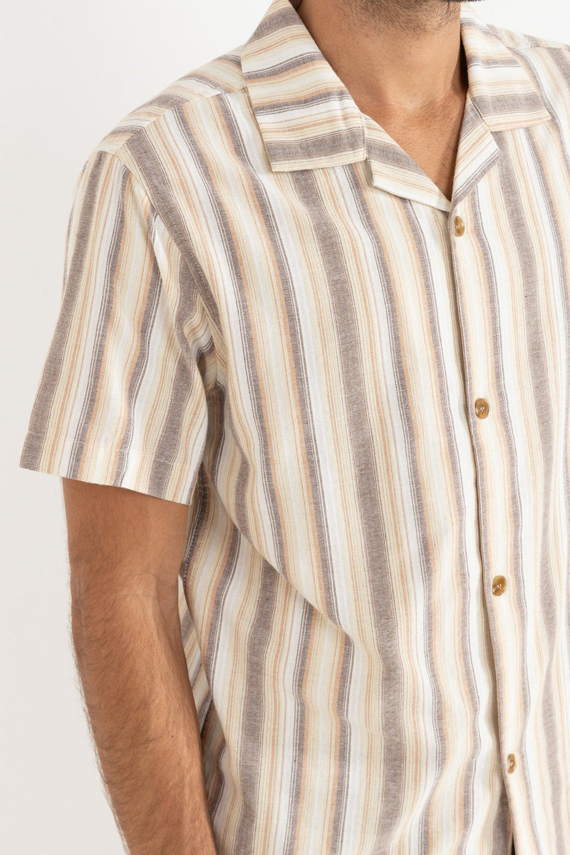 Vacation Stripe Ss Shirt