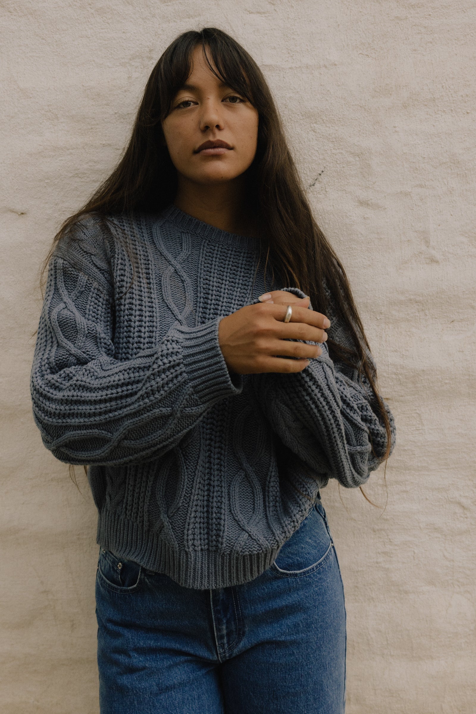 Stanley Cable Knit Slate – Rhythm US