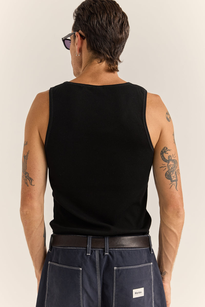 Everyday Singlet Vintage Black