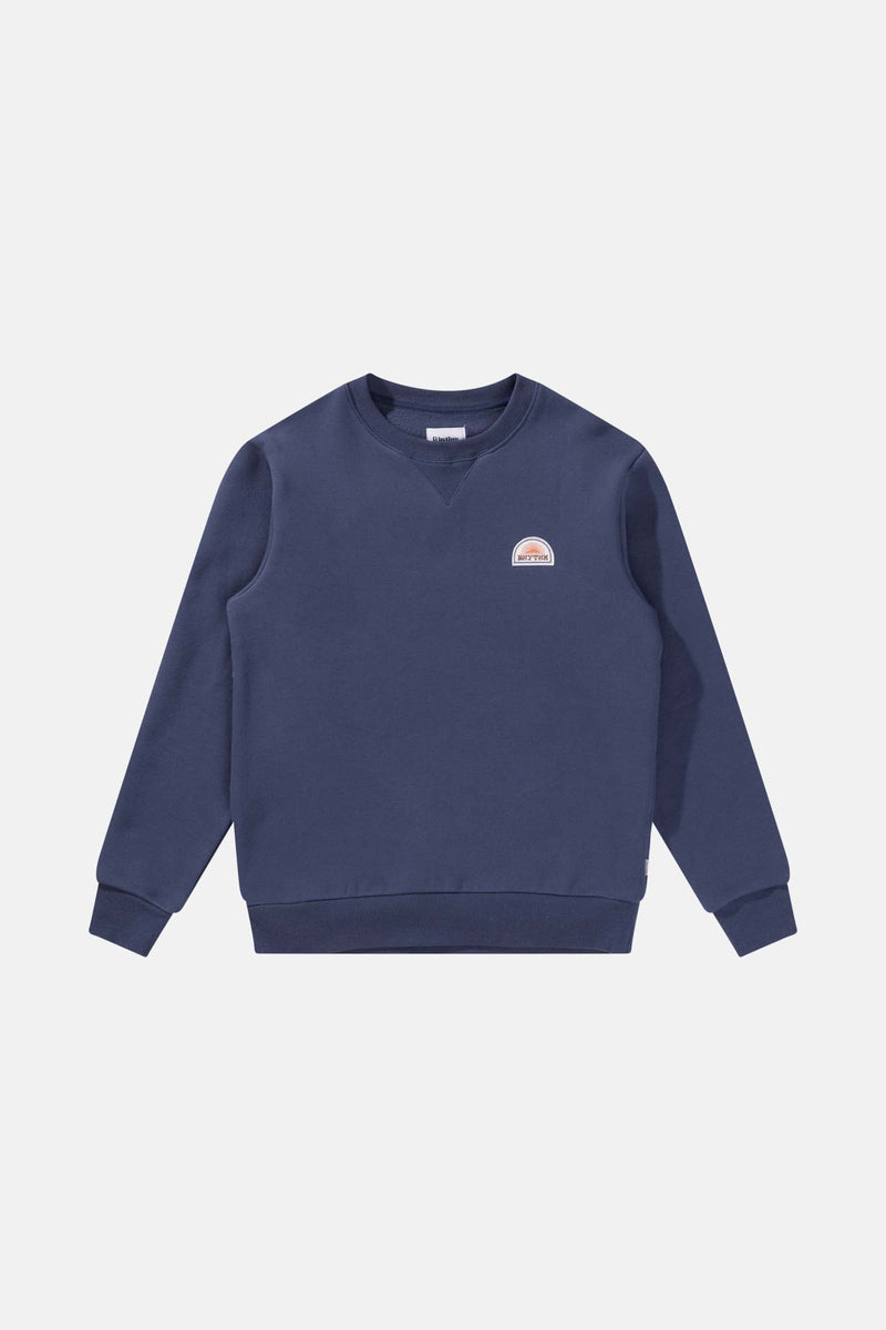 Heavyweight Fleece Crew Indigo