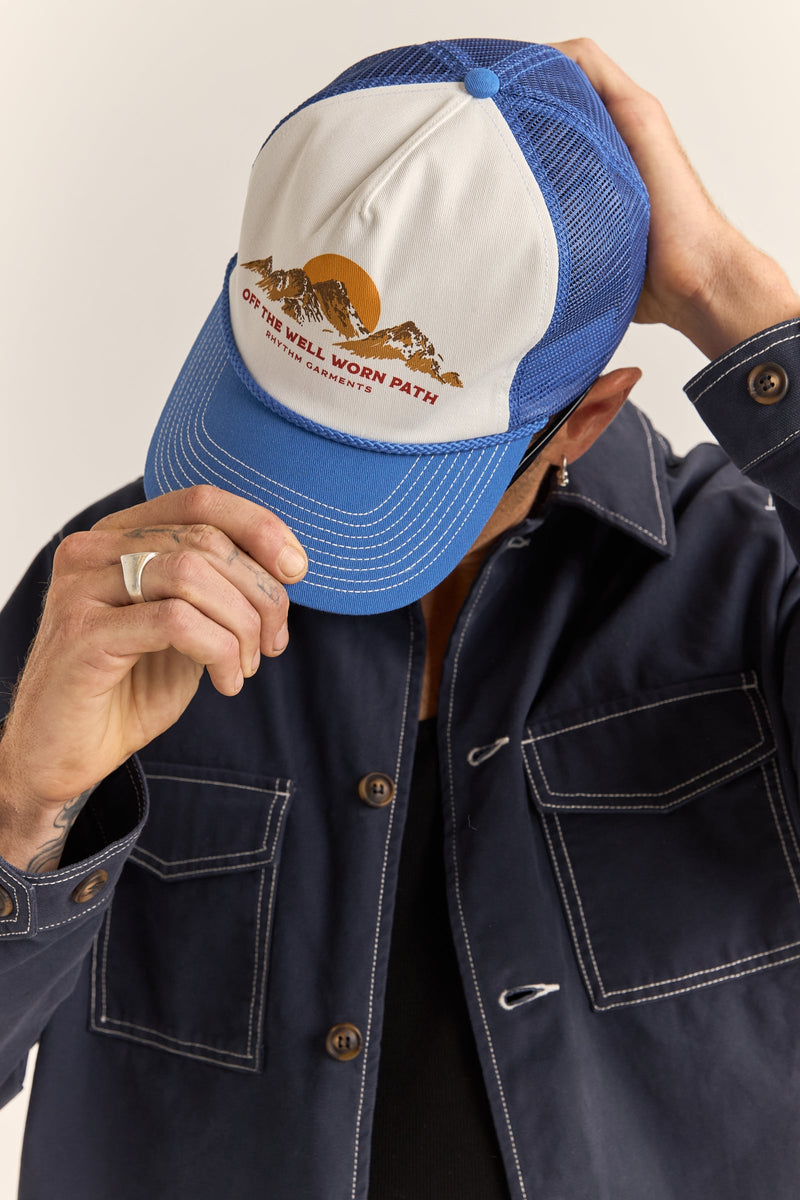 Hills Trucker Cap Vintage Blue