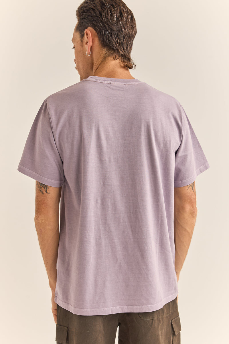 Swirl Vintage Ss T-Shirt Plum