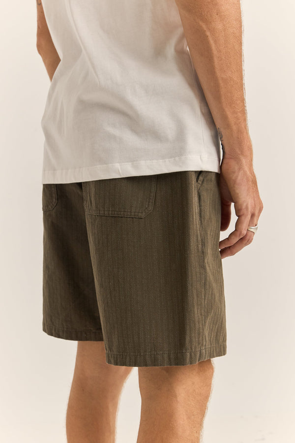 Essential Stripe Short Fatigue