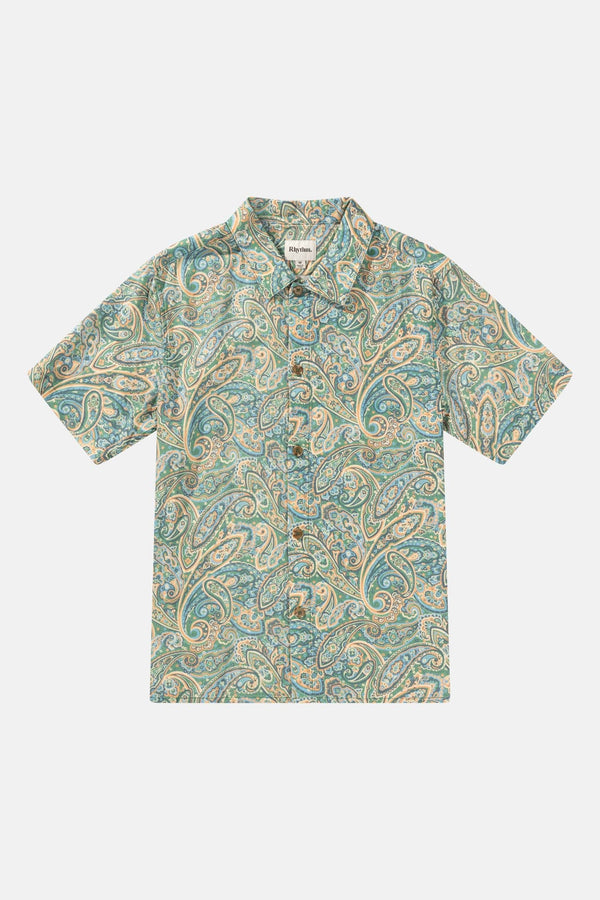 Cabo Paisley Ss Shirt Green