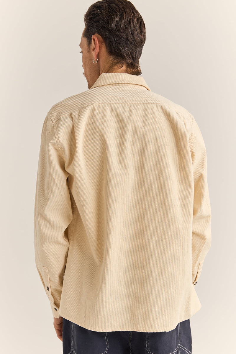 Corduroy Ls Shirt Natural