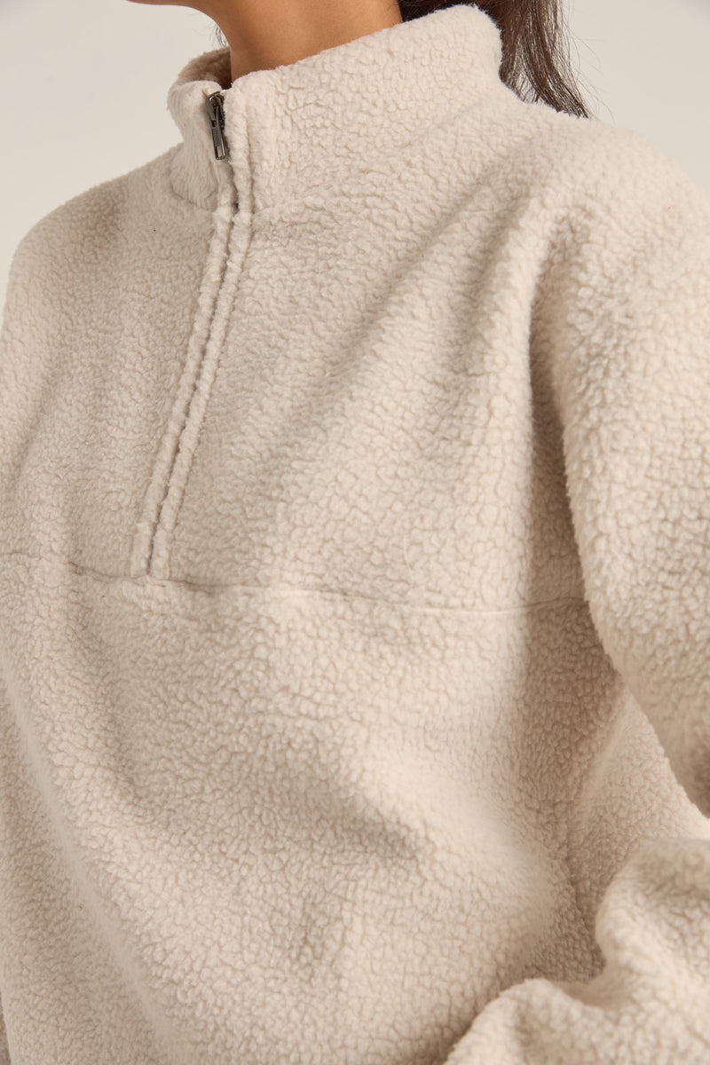 Sherpa 1-4 Fleece Cream