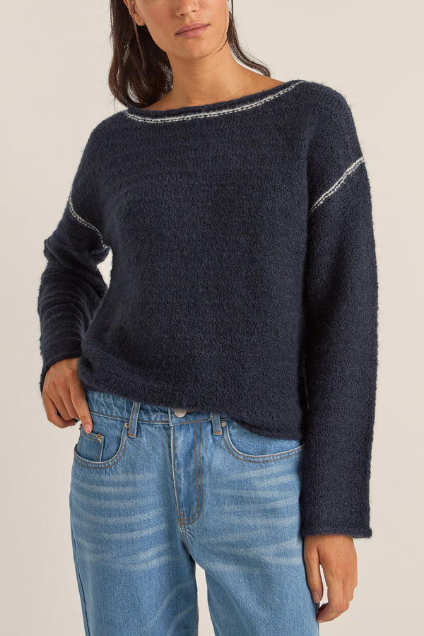 Baklava Knit Navy