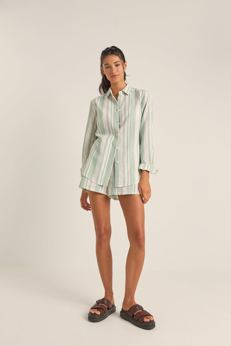 Dinero Stripe Short Green