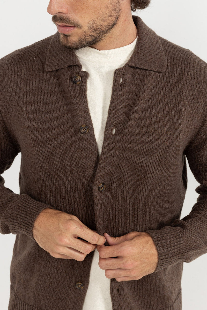 Mohair Button Up Knit
