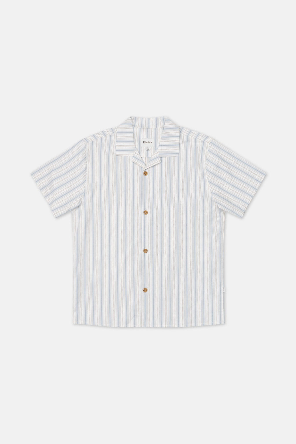 Vacation Stripe Ss Shirt Natural – Rhythm US