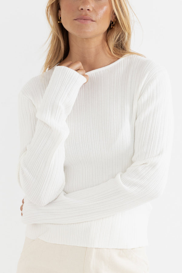 Essential Long Sleeve Knit Top