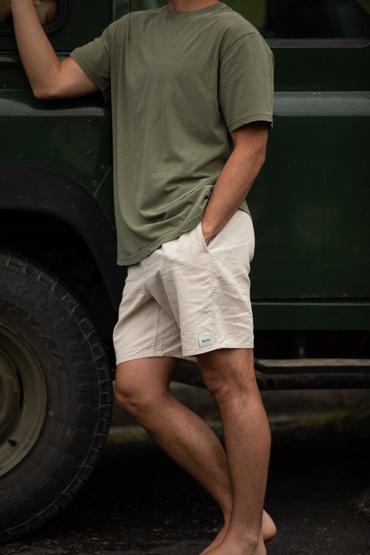 期間限定キャンペーン Shirt Ss Texture Relaxed Teal US Rhythm – トップス