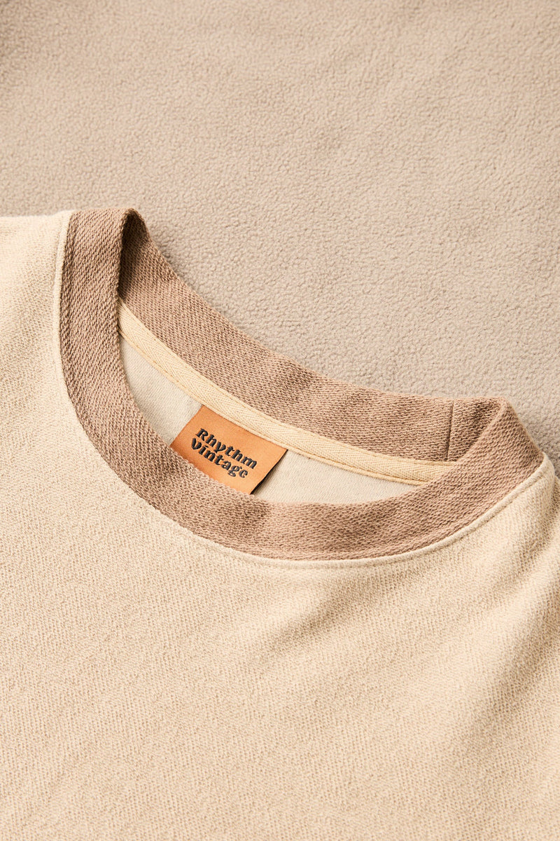 Ladder Vintage Terry Ss Shirt Sand