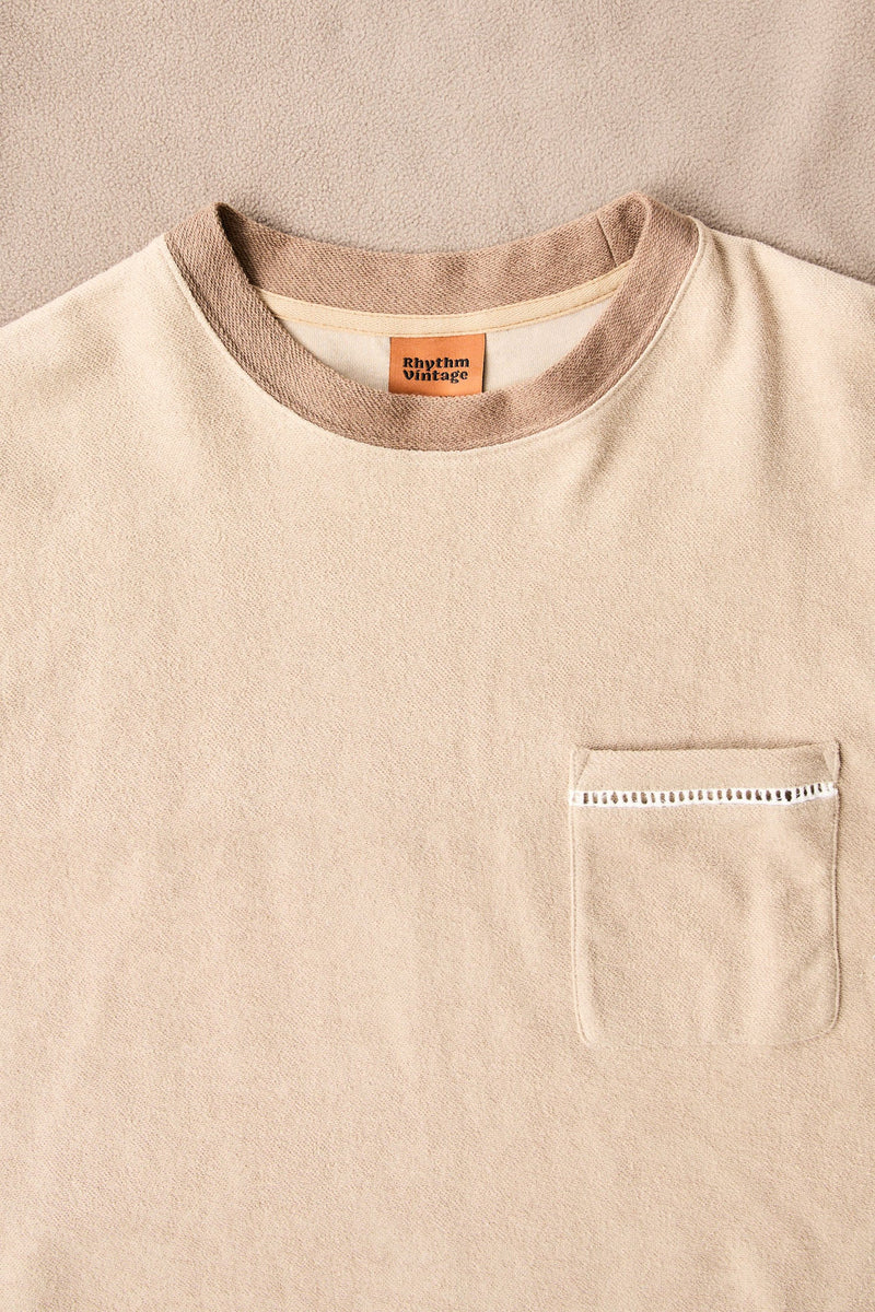 Ladder Vintage Terry Ss Shirt Sand