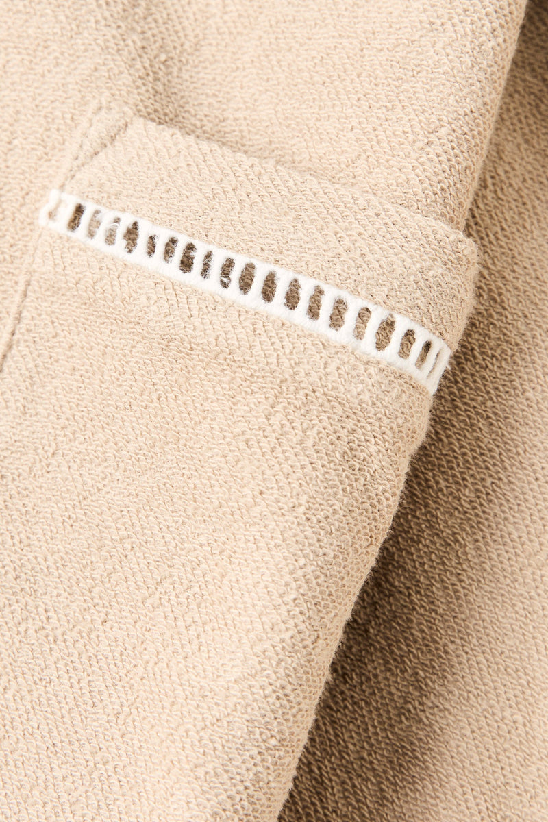 Ladder Vintage Terry Ss Shirt Sand
