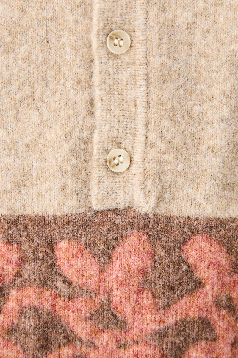 Floragraph Knit Sand