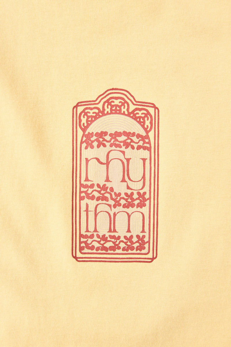Pressed Petal Ringer T-Shirt Sunset Yellow