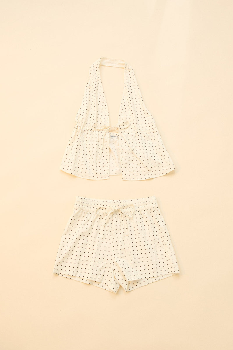Polka Mini Short Cream