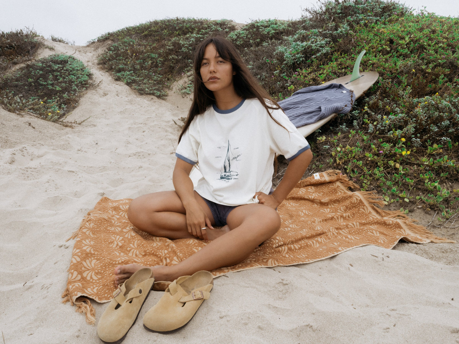 Sailer Ringer Tee Cream – Rhythm US