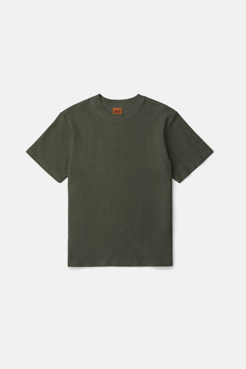 Vintage Terry Ss T-Shirt Olive