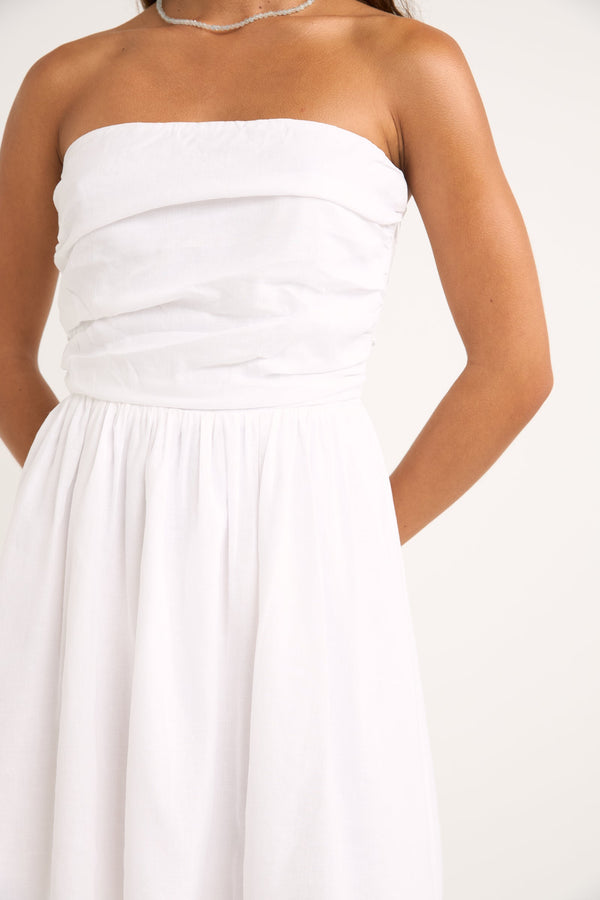 Mila Mini Dress White