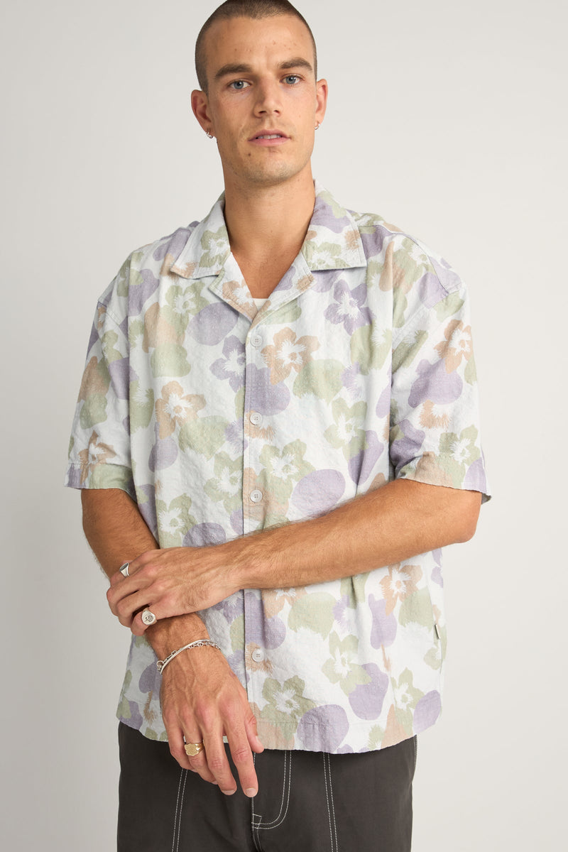 Relaxed Floral Camo Ss Shirt Camo