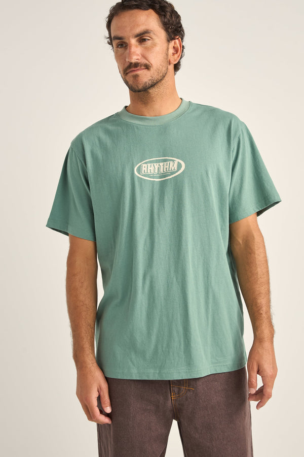 Elliptic Printed Vintage Ss T-Shirt Vintage Green