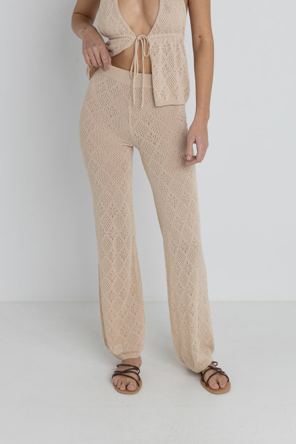 Oahu Straight Leg Pant Natural