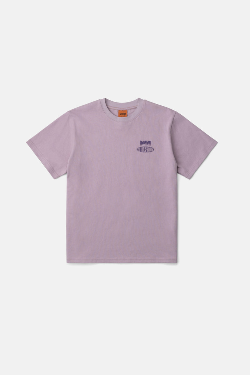 Heavy Vintage Block Ss T-Shirt Mauve