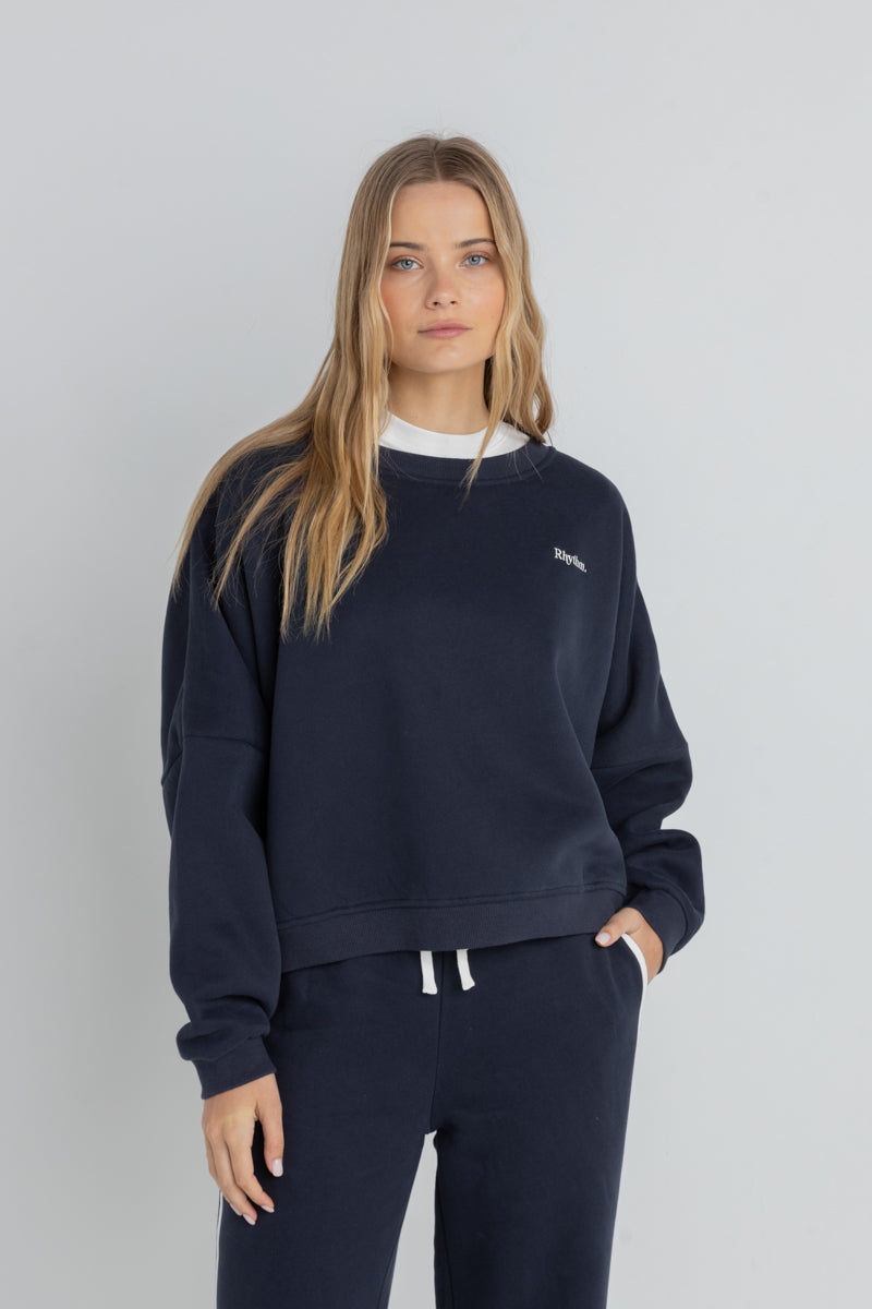 Mono Sweatshirt Navy