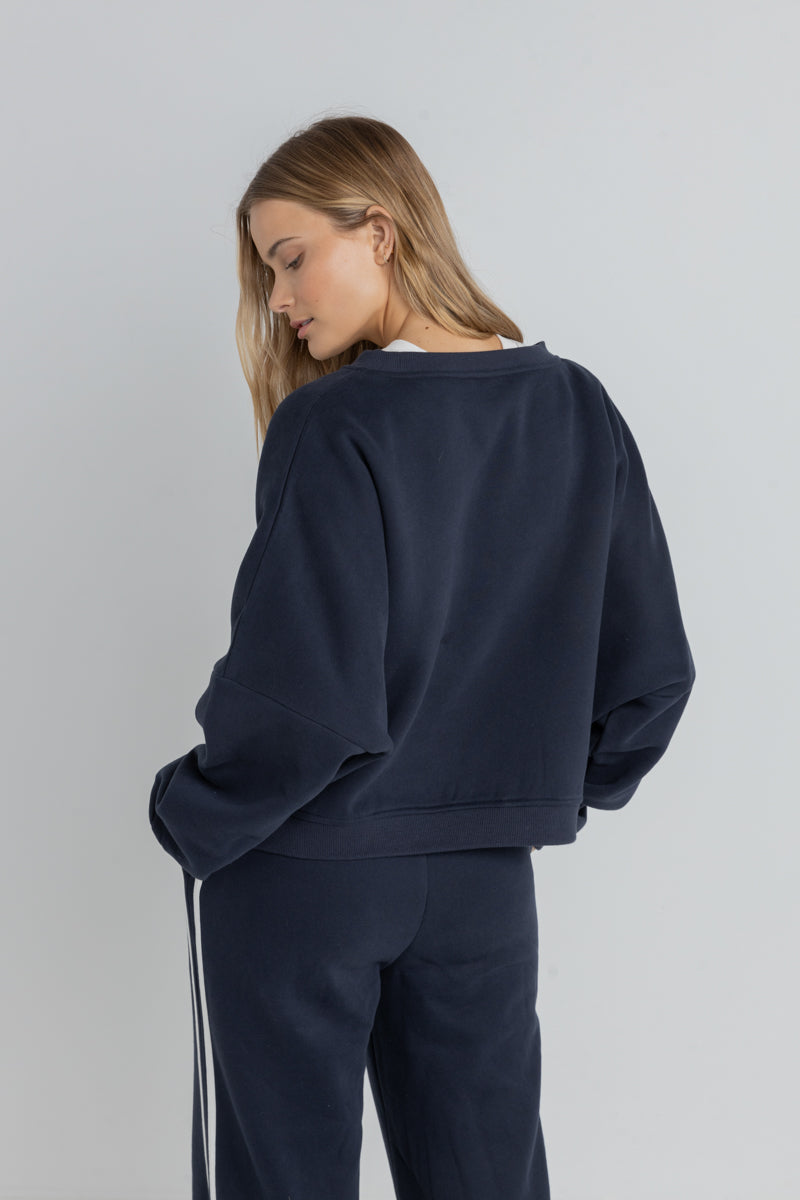 Mono Sweatshirt Navy