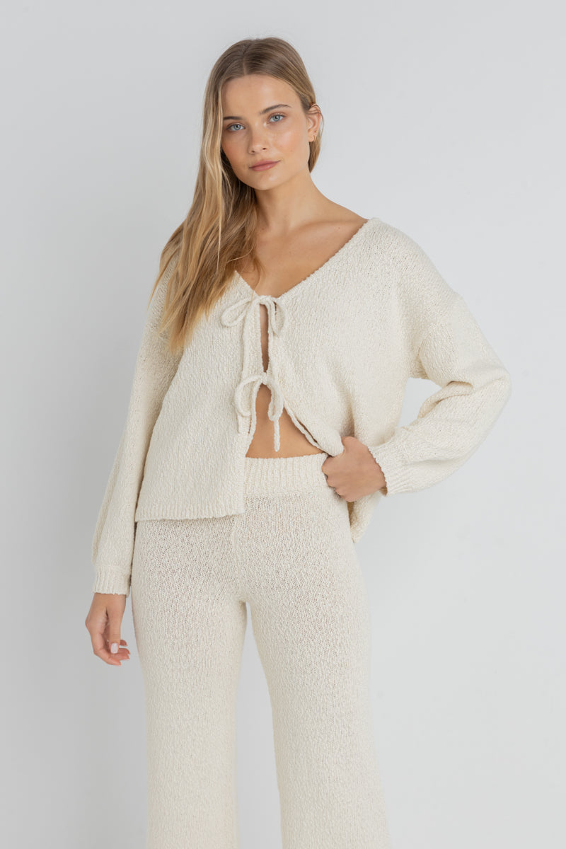 Emmie Knit Pants Natural