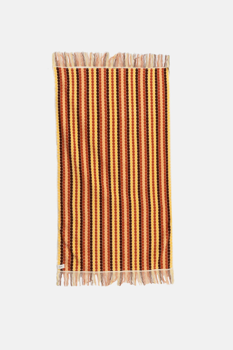 Vacation Stripe Towel Burnt Orange