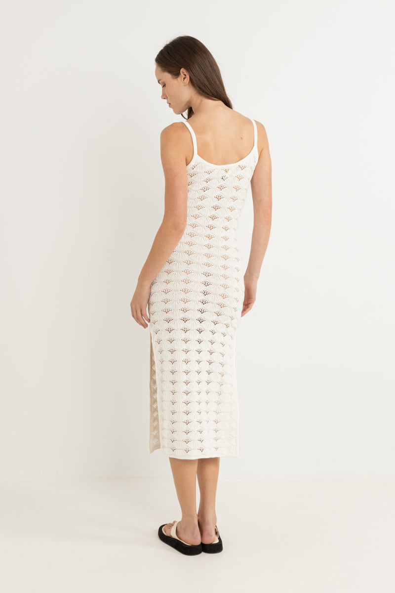 Marketta Knit Midi Dress Cream