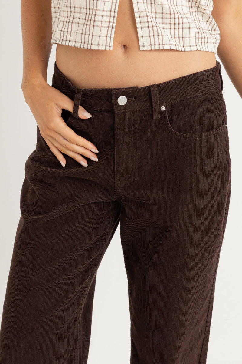 Lula Low Rise Pant Chocolate