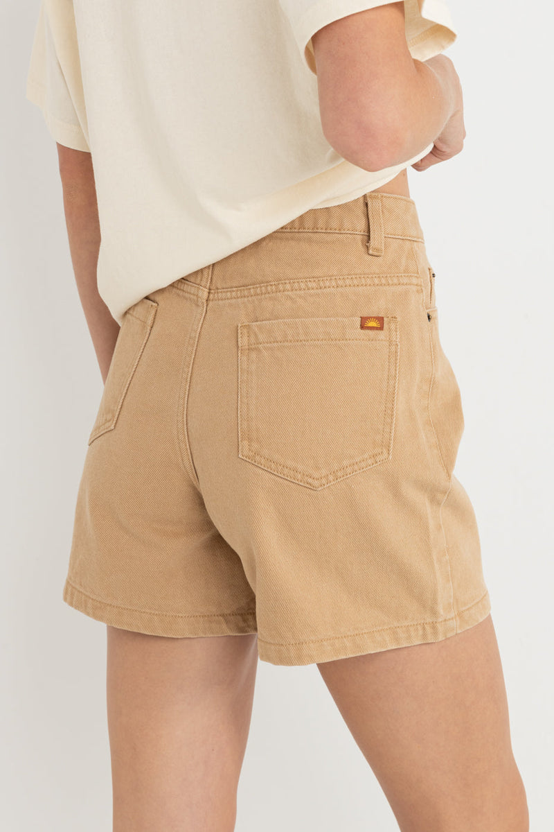 Escape Denim Short Latte