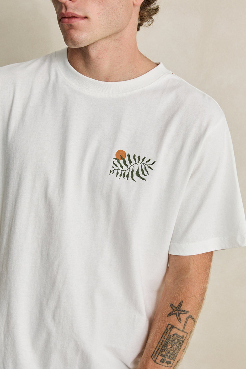 Fern Vintage Ss T-Shirt Vintage White – Rhythm US
