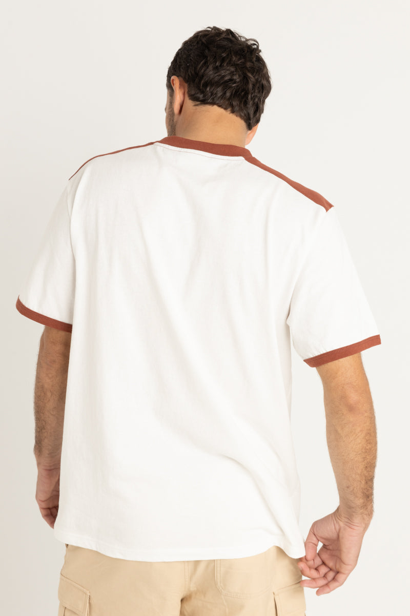 Ringer Ss T-Shirt Rust