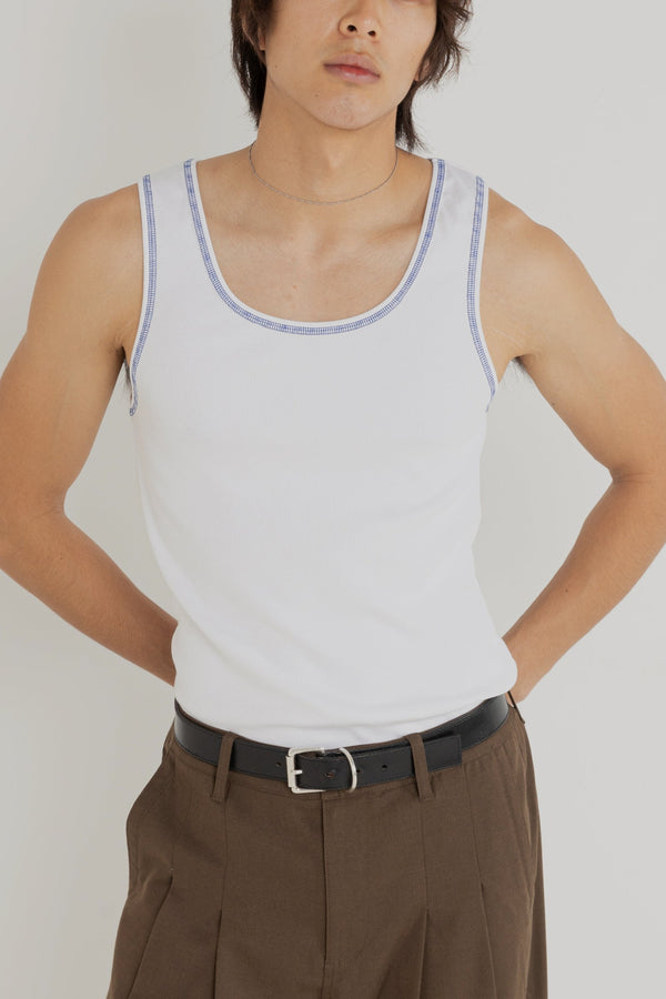 Kickback Singlet White