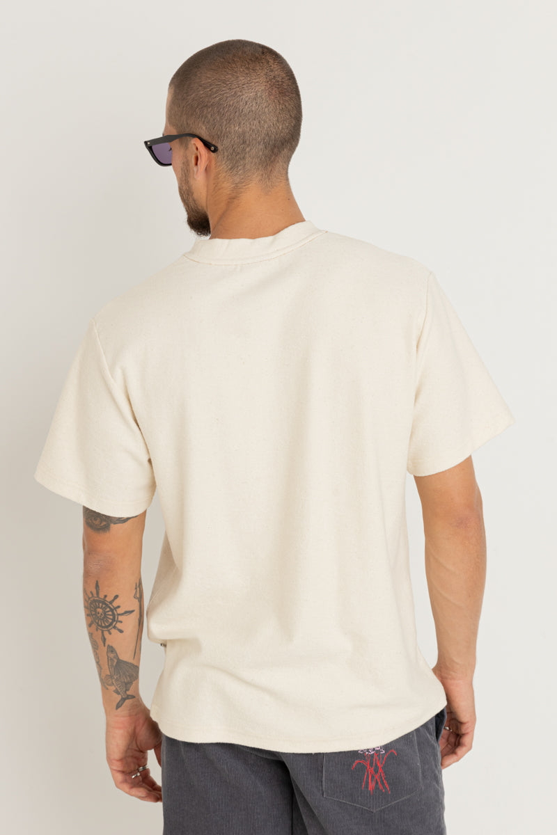 Stamp Vintage Terry Ss T-Shirt Natural