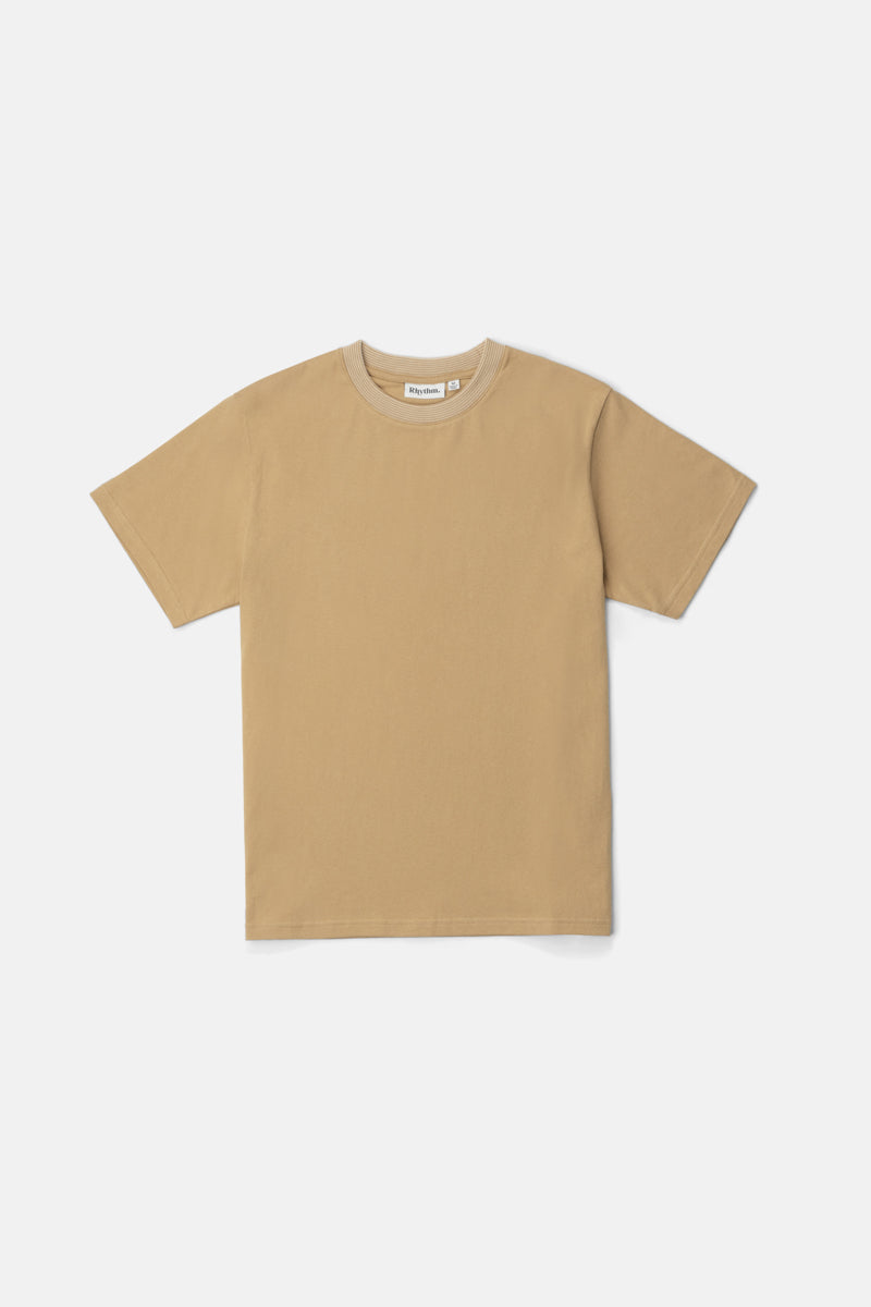 Contrast Vintage Ss T-Shirt Tan