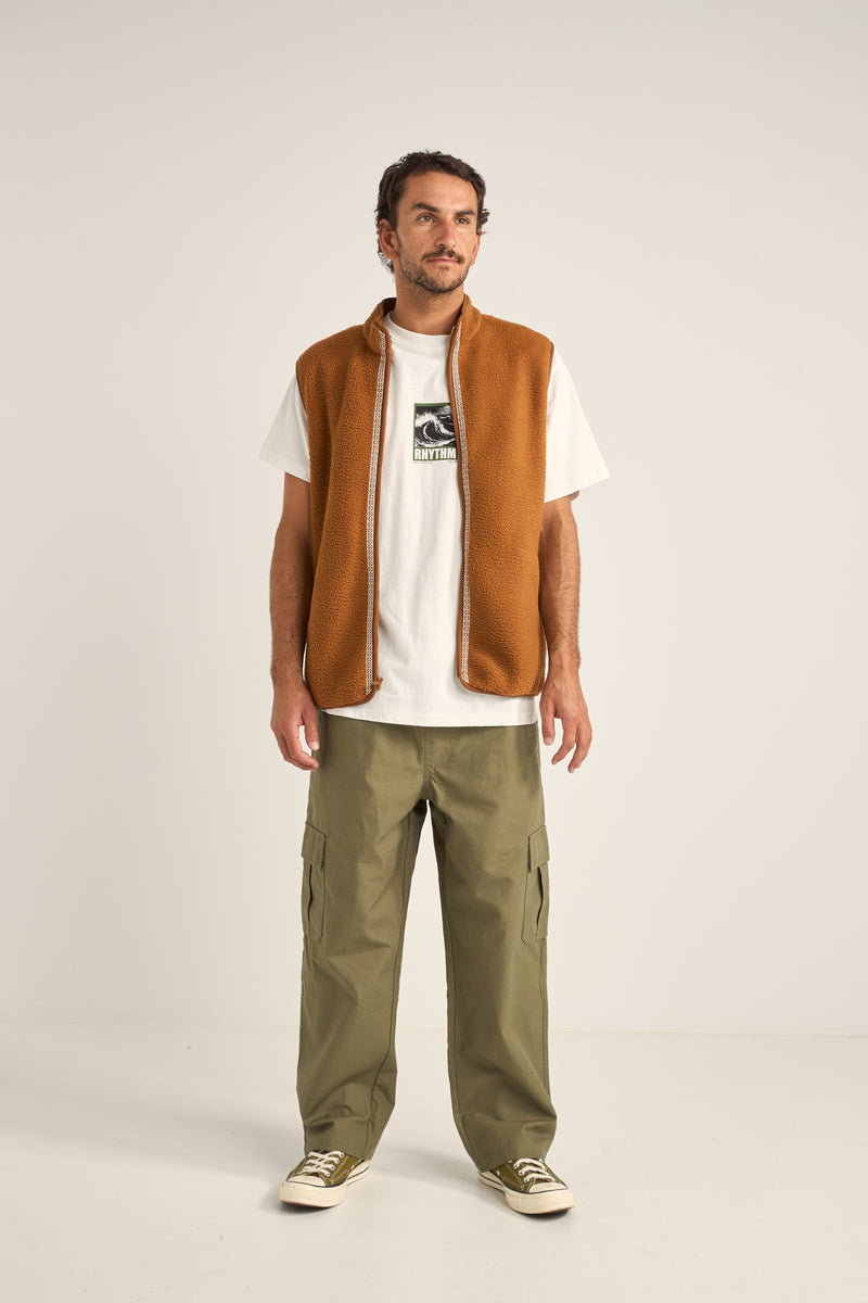 Marco Sherpa Vest Tobacco