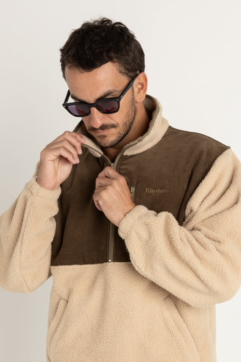 Dune Half Zip Pullover Tobacco