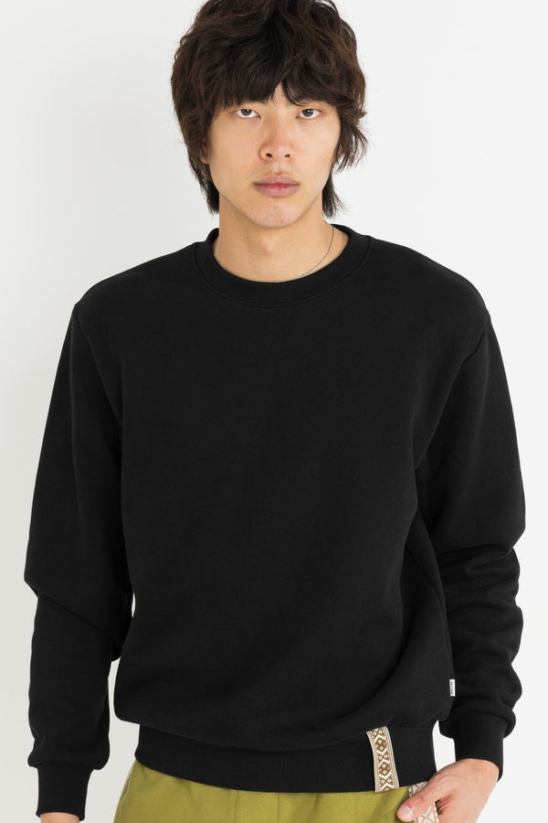 Woven Vintage Sweater Vintage Black