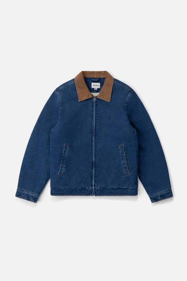 Washed Denim James Jacket Blue Wash