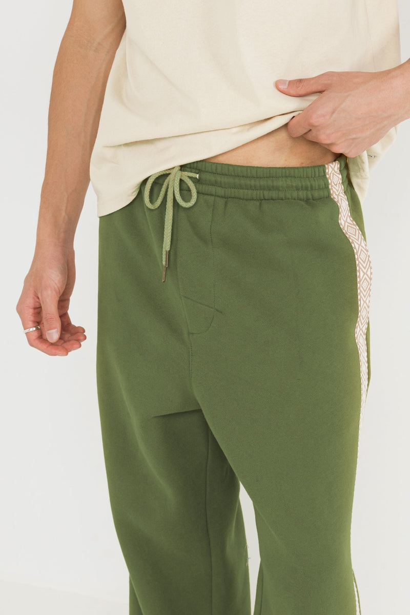 Fletcher Fleece Track Pant Moss