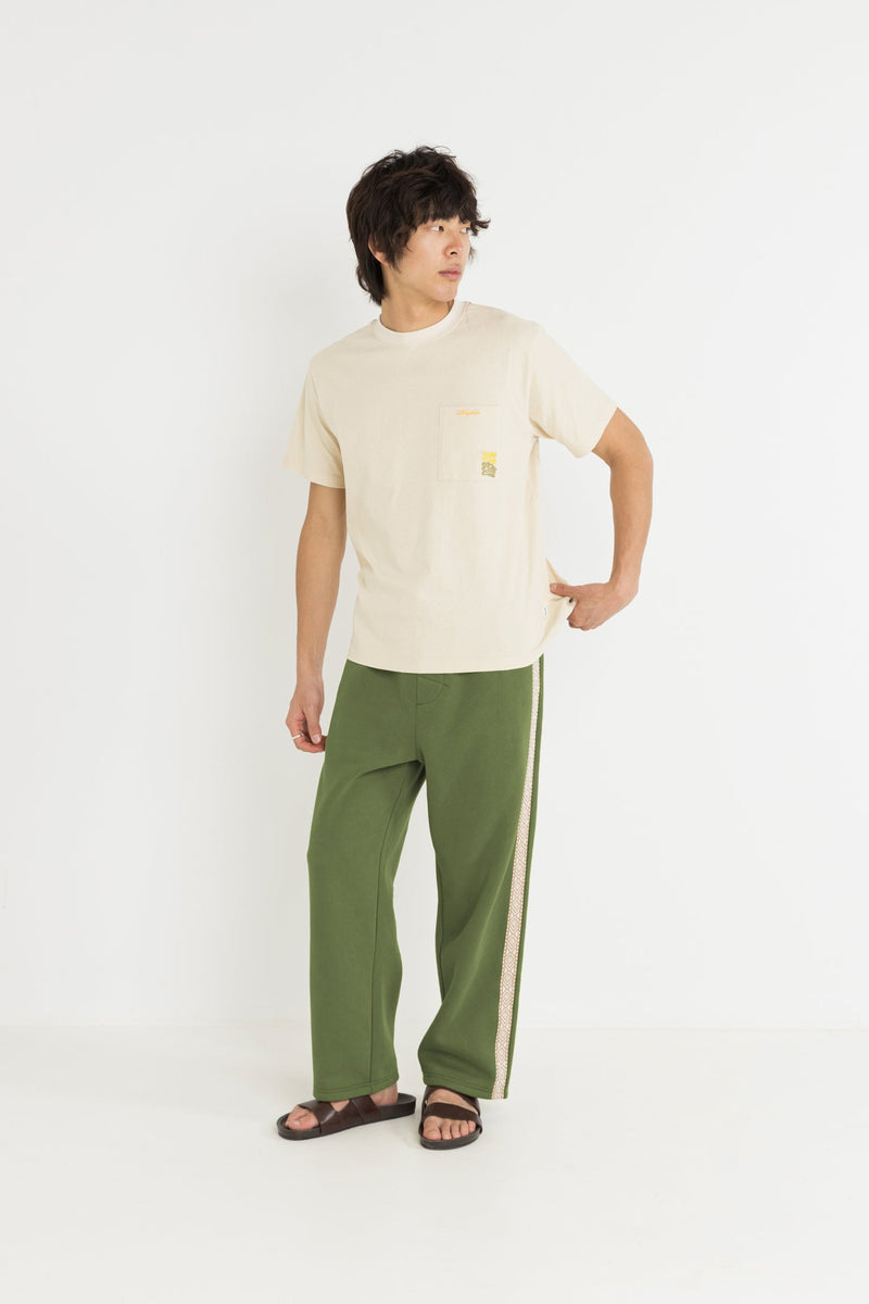 Fletcher Fleece Track Pant Moss