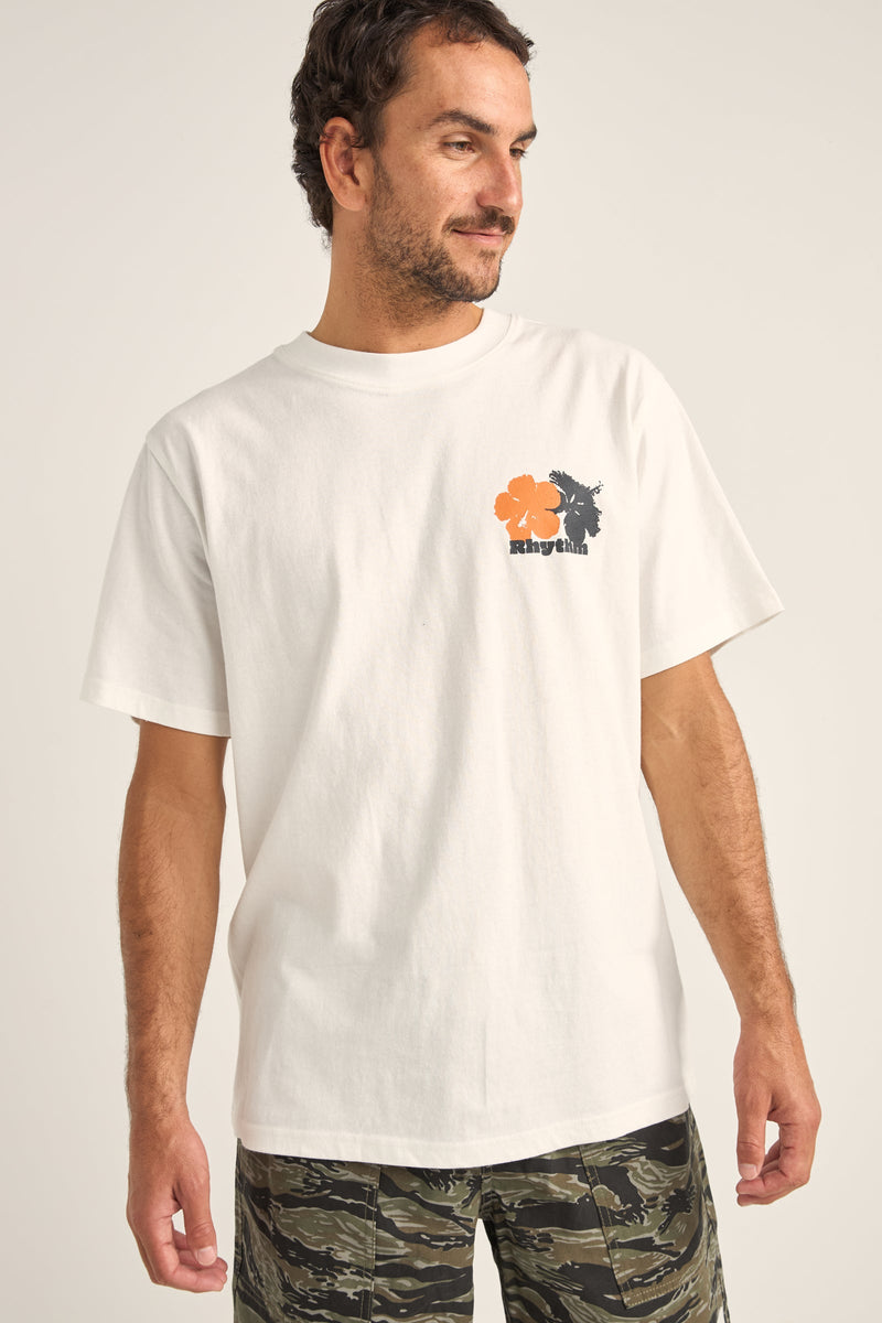 Tropic Radio Vintage Ss T-Shirt White