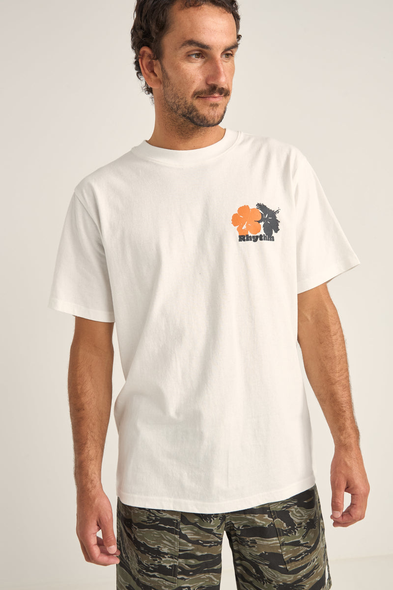 Tropic Radio Vintage Ss T-Shirt White