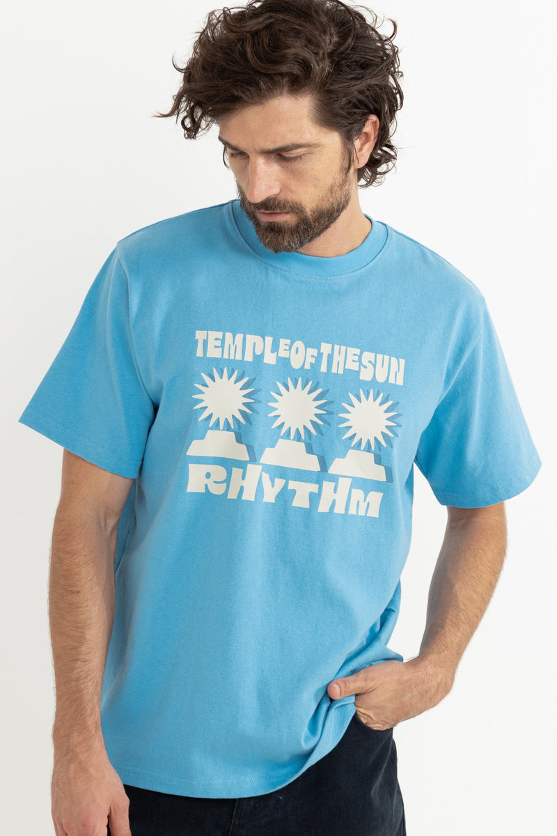 Temple Of The Sun Vintage Ss T-Shirt Blue